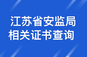 国家安监局特种作业操作证查询